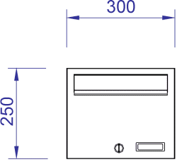 RH300-2 High Security Anti Theft Letterbox